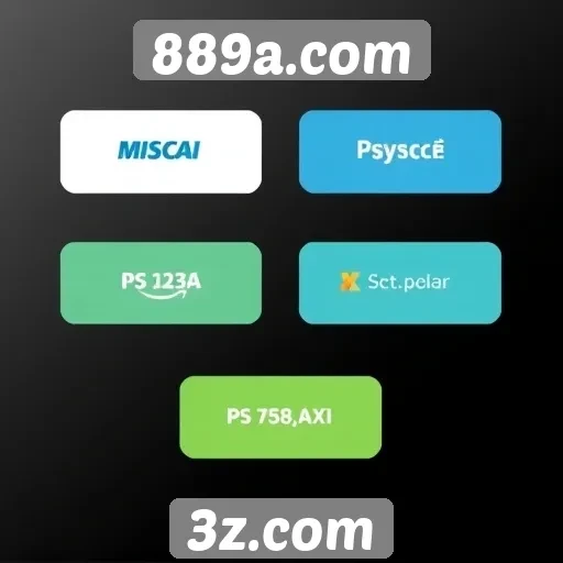 Métodos de pagamento disponíveis no 889a.com