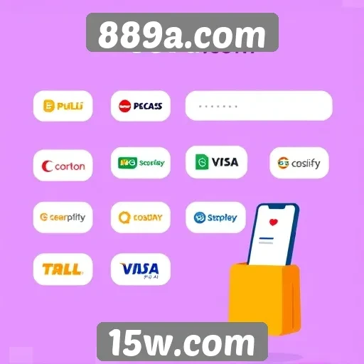 Opções de pagamento oferecidas pelo 889a.com