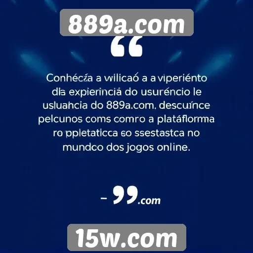 Avaliação da experiência do usuário no 889a.com
